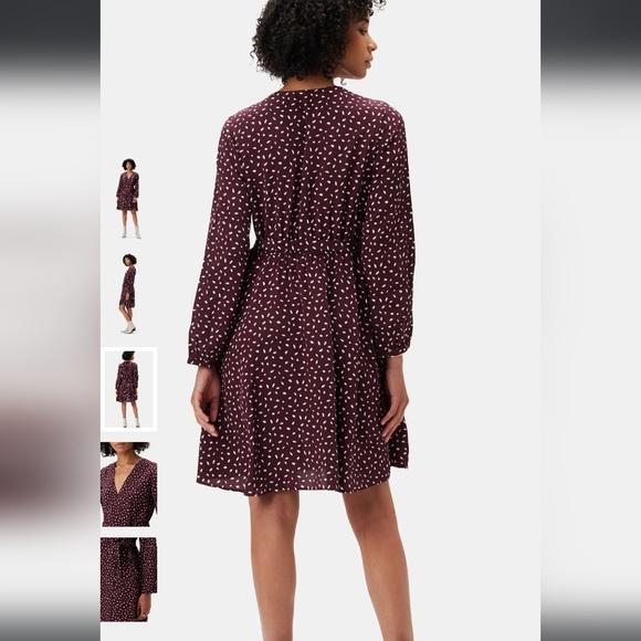 NWT Amour Vert Ivy Dress Washable Silk XS - Picture 3 of 9